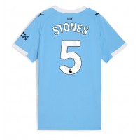 Stroje piłkarskie Manchester City John Stones #5 Koszulka Podstawowej dla damskie 2025-26 Krótki Rękaw